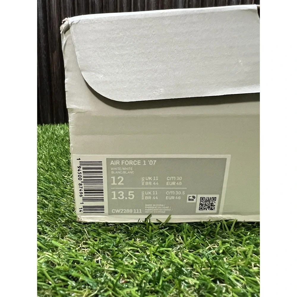 Size 12 - Nike Air Force 1 '07 Low Triple White